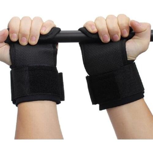 1 PCS Weightlifting Wrist Protectors T Style Anti-slip Palm Support Gloves Pull-ups Training Palm Wrist Braces