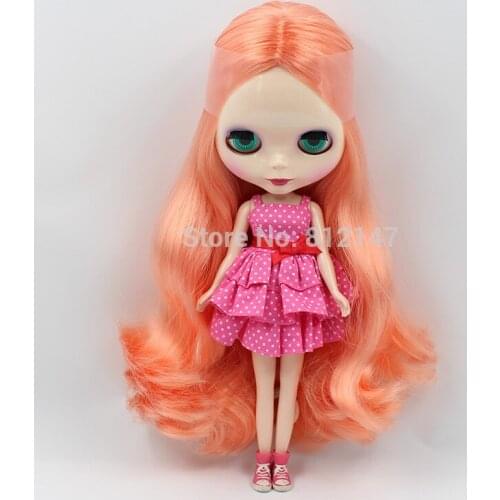 2016 Nude blyth action figure dolls(orange red hair)