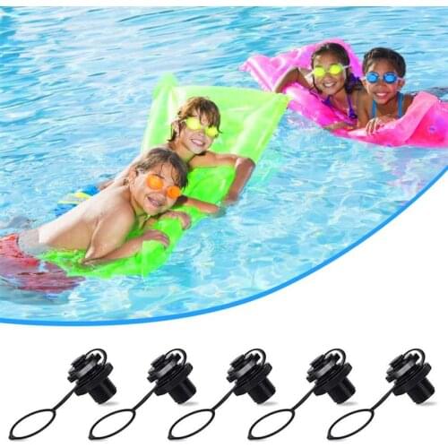 5pcs Inflatable Boat Air Valve Screw Inflatable Valve Kayak Nut Plug Spiral Air Plugs Replacement for Fishing Boat