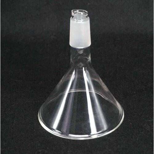 90mm Diameter 19/26 24/29 29/32 Ground Joint Glass Conical Funnel Heavy Wall Lab Chemistry Laboratory Filter Glassware