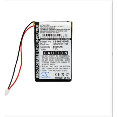 Cameron Sino 850mAh battery for TYPHOON MyGuide 3000 3010 3030 HA652601BB GPS, Navigator Battery