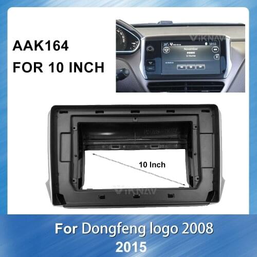 Car Radio face plate Frame Panel Dashboard Installation For PEUGEOT 2008 2015-2018 Automatic Car DVD player Plastic Fascia