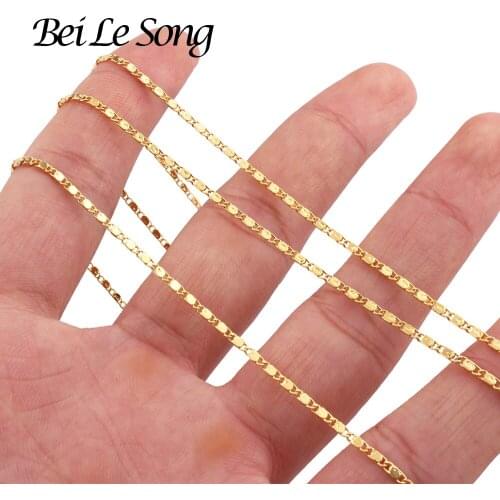 Chains on the neck 3pcs 18K Gold plated necklace for women chain necklace Fine jewelry gifts for the new year Necklaces jewelery