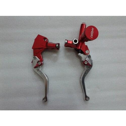 Cnc pump handle brake lever horn refires 125 motorcycle racing bike assembly