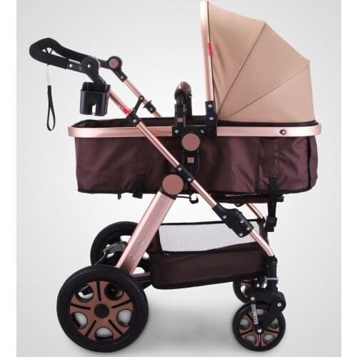 Baby Stroller Foldable Infant Stroller safety Anti-shock Carriage Pushchair Pram Easy to folding