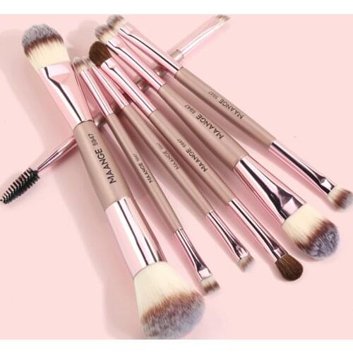 Cosmetics Eye Makeup Brushes For Women Eyebrow Kit Fenty Beauty Care Cosmetics Eyelash Eyeliner High Quality Tools Drawing Cute