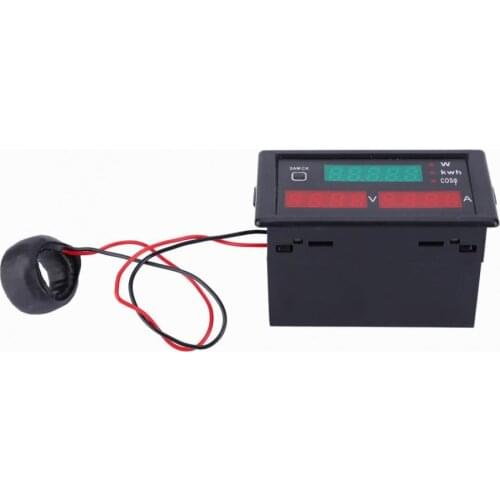 DL69-2047 5 in 1 Multifunctional LCD Digital Energy Meter Voltmeter Ammeter Wattmeter Wattage Electricity Kwh Power Factor Meter