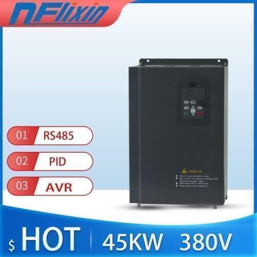 For Europe! VFD 380V 45KW Variable Frequency Inverter of Triple 3 Phase for Motor Speed Control free shipping