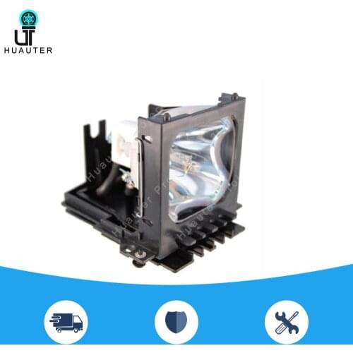 DT00591 Replacement Projector Lamp for HITACHI CP-X1200/CP-X1200W/MVP-H35L/XG-435/XG-460L Projector Bulb with housing