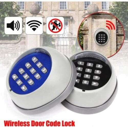 Wireless keypad gate opener keypad rolling code 433mhz keypad with 12V/24V 2 Channel Receiver for garage door