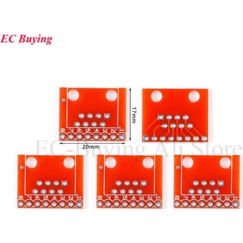 5pcs RJ45 Breakout Board Module RJ45 to DIP Adapter Plate Board Connector DIY Electronics for Arduino