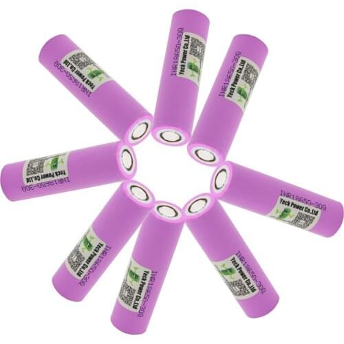 YECKPOWO INR18650 30Q battery li-ion batteries 10C rate high drain 30A 3.7V 3000mah rechargeable akkumulator / 18650 charger