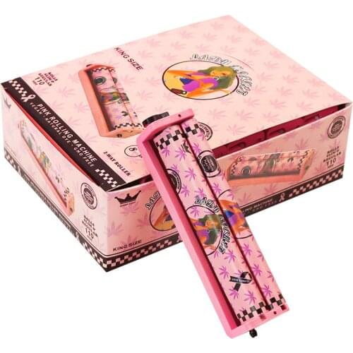 Hornet Lady 78MM/110MM Pink Color Cute Cigarette Rolling Machine Tobacco Roller For Rolling Paper Cigarette Wrapping Machine