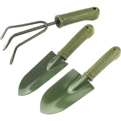 Mini Shovel Rake Set Shovel for Plants Bonsai Tools Garden Mini Hand Tools Miniature Planting Set Wooden Handle Spade Set
