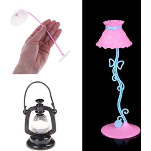 Dollhouse Miniature 1:12 Toy Kitchen Living Room Decor Gift Vintage Kerosene Lamp Classic Pretend Furniture Toy Kid New Arrivals