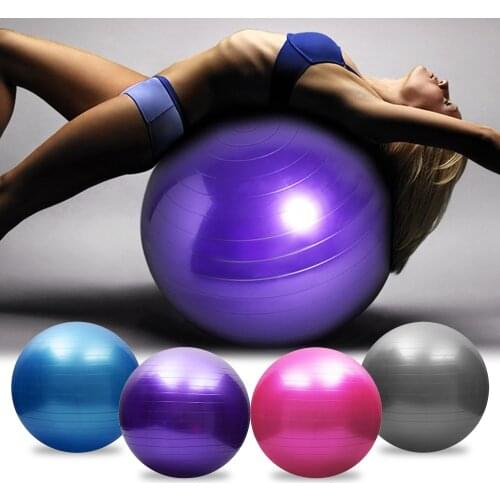 Lixada Anti-burst Yoga Ball Thickened Stability Balance Ball Pilates Barre Physical Fitness Exercise Ball 45CM/55CM/65CM/75CM