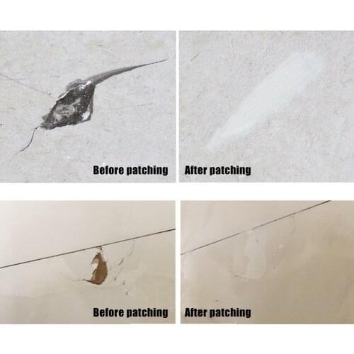 Tile Repair Agent Paste Tub Repair Kit White Tile Shower Repair Kit for Fiberglass Porcelain Ceramic Fix Crack E7