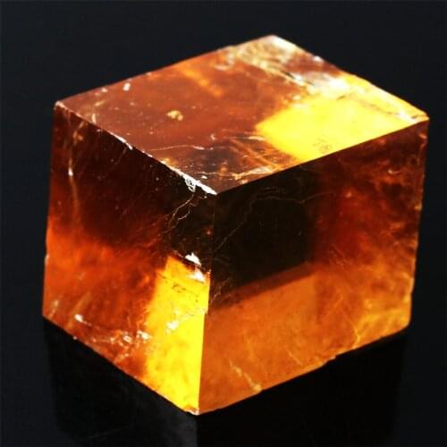 30g-100g Natural Transparent Yellow Optical Calcite Crystal Tumbled Stone Mineral Rough Specimen