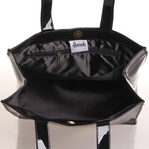 New PVC Shopping Bag Waterproof Large Capacity Shopping Bag Shoulder Bag Bag Hand Bag Women 's Bag