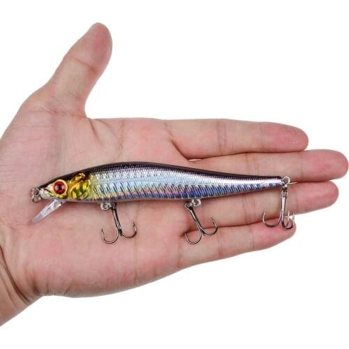 LINGYUE New Arrival 1pcs Fishing Lures 11.5cm/14.5g Hard Baits 5 Colors AvailablePlastic Minnow Models Fishing Tackle Wholesale
