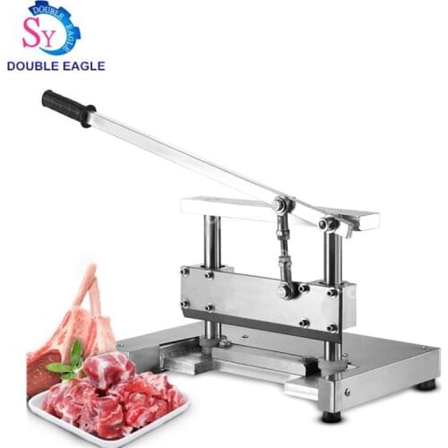 Wholesale Price Manual Chicken Bone Ribs/Fish/Meat/Sheep/Rabbit Cutting machine/hand press pigs feet guillotine sawing machine