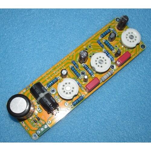 6P14 3W+3W stereo power amplifier board, filament AC power supply, connected to transformer horn to work