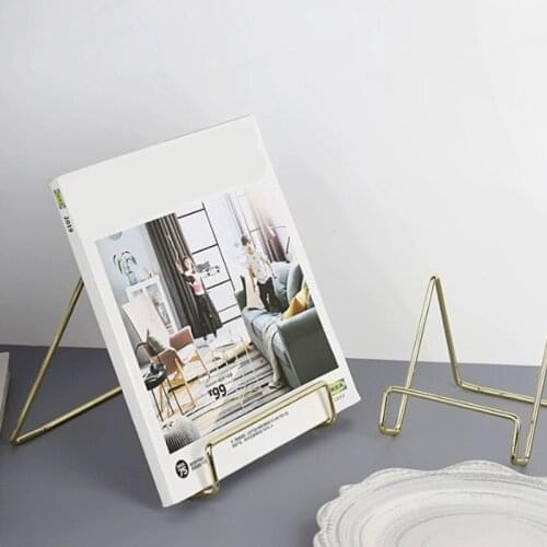 1 pcs Bookends Portable book Metal Rest Tablet Room Book holder Creative Reading Multifunction Stand Pages Fixed Stationery