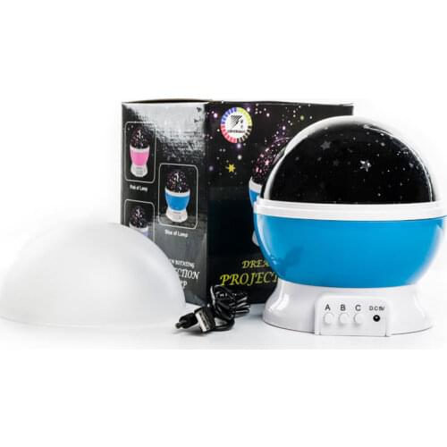 Starry Sky Projector Galaxy Night Lights Star Moon Projector LED Rotating Night Lamp For Bedroom Decoration Christmas Gift