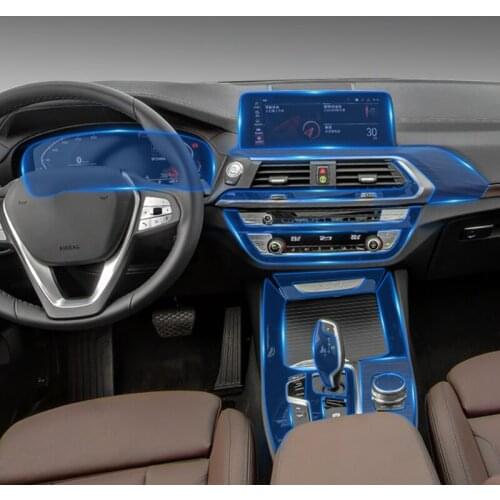 For BMW G01 G02 F25 F26 X3X4 2011-2021Car Interior Center console Transparent TPU Protective film Anti-scratch Repair film Refit