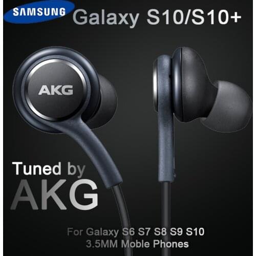 Samsung Smartphone AKG S10 Headphones Wired 3.5mm with Mic 1.2m In-Ear EG920 headset for S6 S7 S8 S8 S9 S10Plus xiaomi huawei