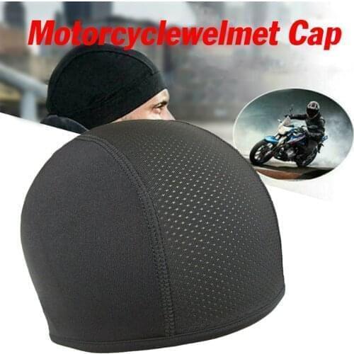 Motorcycle Helmet Inner Cap Hat Quick Dry Breathable Hat Racing Cap Under Helmet Beanie Cap Motocross Motor Helmet Hat Helmets
