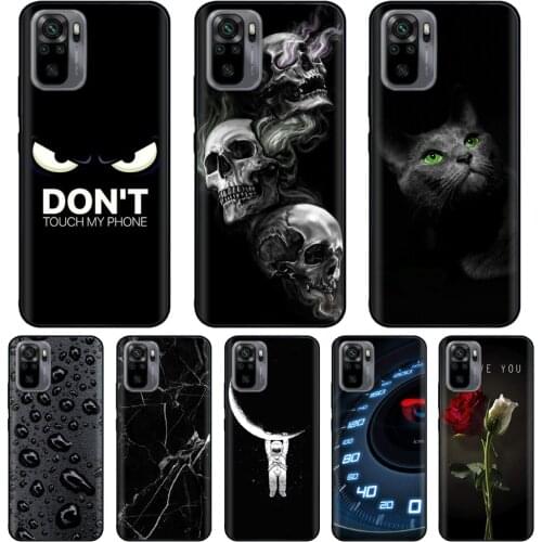 Silicone Case For Redmi Note 10 Case 4G 5G Soft Bumper on For Xiaomi Redmi Note 10 Pro Global Version Case For redmi Note 10s