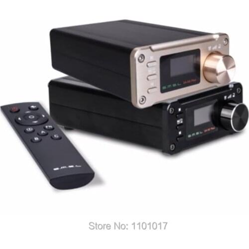 SMSL SA-50 Plus 50W*2 Desktop TAS5766M Digital Amplifier HIFI EXQUIS Optical / USB / AUX / TF Card Input Amp SA50
