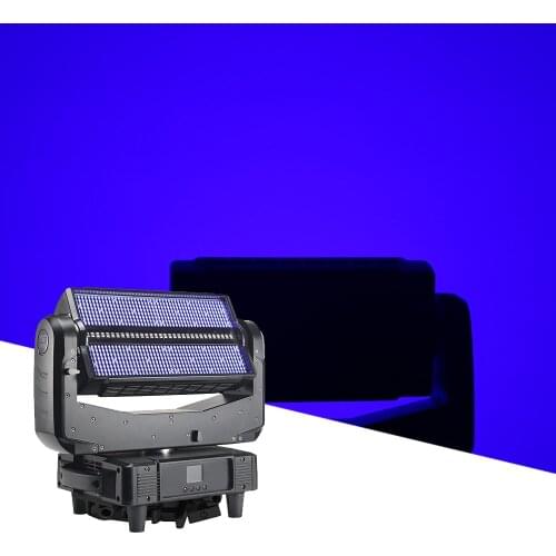 768 Pcs RGB 3in1 Moving Head Strobe Light Voice Control Disco 96X10W White Light Effect Light DJ Wedding Party Strobe Light