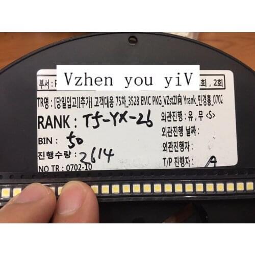 110pcs LED LED Backlightfor lg 1210 3528 2835 1W 100LM Cool white LCD Backlight for TV TV Application