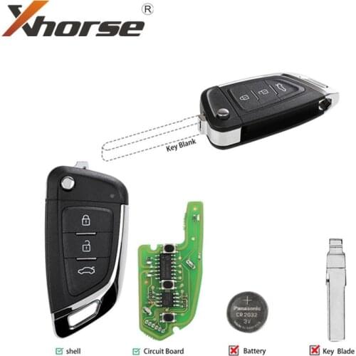 Xhorse VVDI2 XKKF03EN Universal Remote Key Fob Knife Style 1Piece