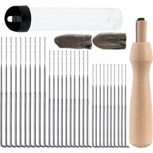 LMDZ Wool Felt Needle Felt Needle Felting Starter Felting Needles Felt DIY Package with Bottle Wood Handle Needles Set Supplies