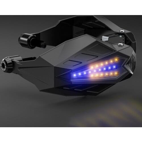 SPIRIT BEAST Motorcycles Handguard Rainproof Windproof Falling Protection Universal Accessories Moto Handlebar Guard with Light