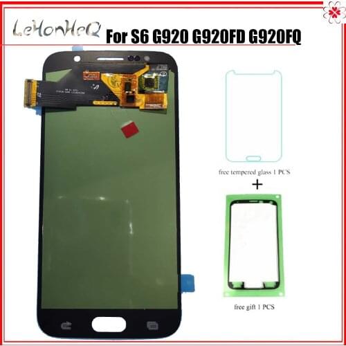 Test LCD For Samsung Galaxy S6 G920F G920I LCD Display Touch Screen Digitizer Assembly For Samsung S6 G903 G920FD G920FQ LCD