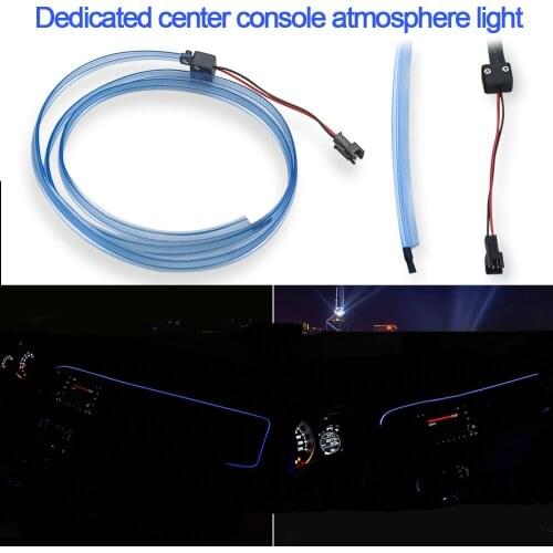 1Pcs Car LED Light Atmosphere Blue Strip Dashboard Ambient Interior Light For Honda VEZEL XRV 2014 2015 2016 2017 2018 2019 2020