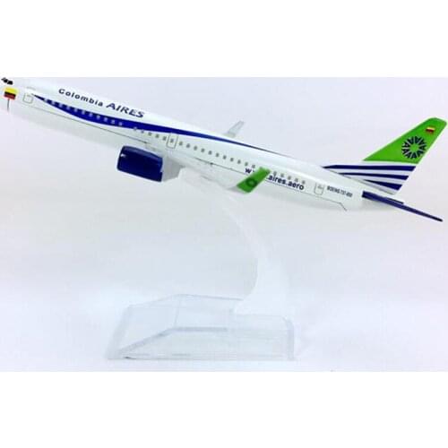 16CM 1/400 Scale Boeing B737-800 AVIANCA aires airlines airplane model aircraft diecast plastic alloy plane gifts for kids Toy