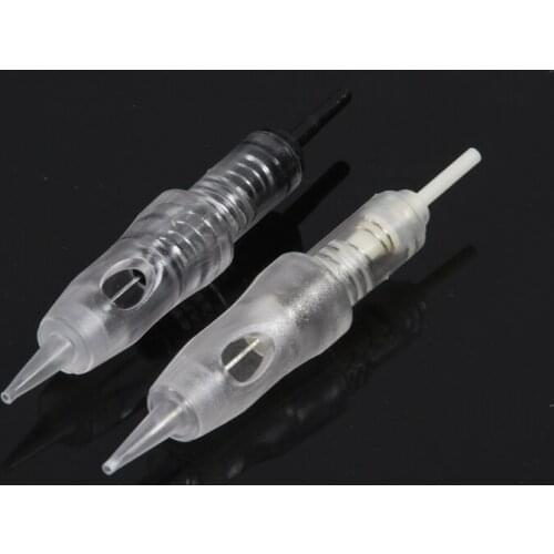20pcs Replacement Screw Cartridge Tattoo Needles Disposable Sterilized Permanent Makeup Cartridge Needles Tips For Eyebrow Lip