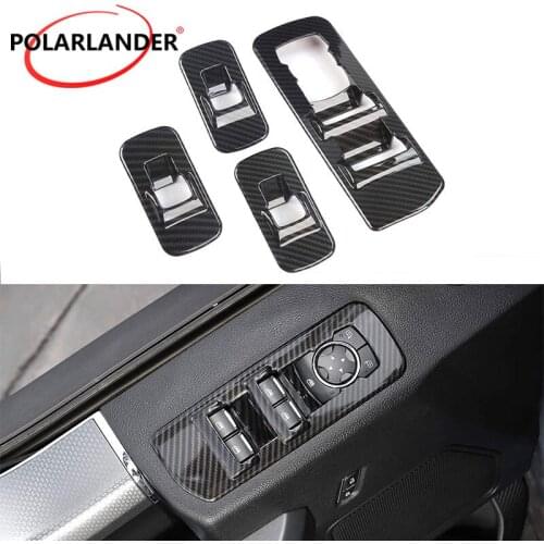 Car Accessories Chrome Window Lift Panel High fashion For 2015 2016 2017 2018 F/ord F150 6 Colors Switches Cover Trim 4 Pieces