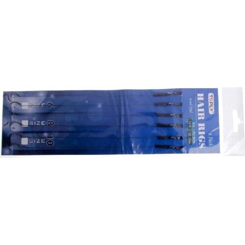 6Pcs Barbless Size 6 8 10 Carp Fishing Hook Tackle Hair Rigs Accessories Tackles