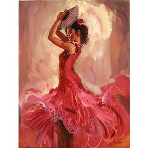 DIY 5D Full Diamond Painting Cross Stitch Painting Dancer Diamond Embroidery Needlework panther Patterns Rhinestone kits decor