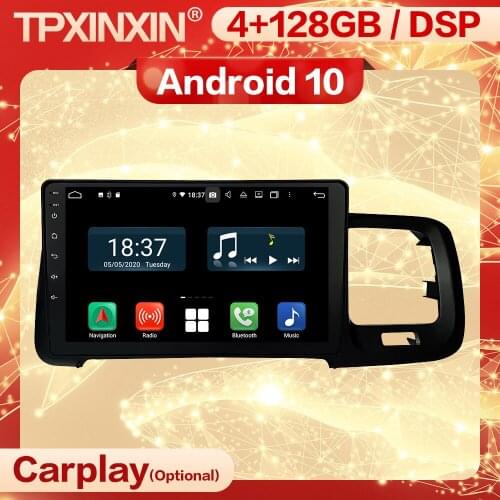 Carplay Multimedia Android Player Auto Car Radio Stereo For Volvo S60 2011 2012 2013 2014 2015 2016 2017 2018 Receiver Head Unit