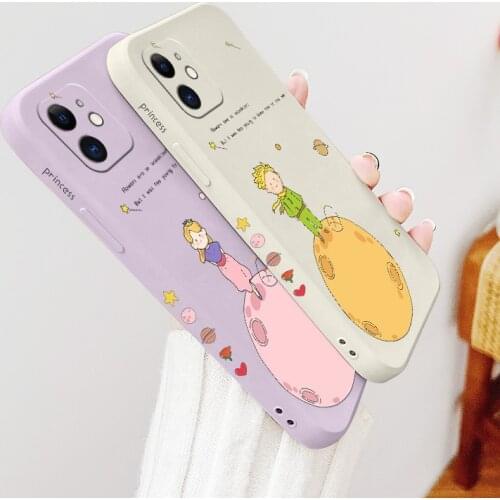 Planet Prince Phone Case For iPhone 12 11 Pro Max X XS XR XSMAX SE2020 8 8Plus 7 7Plus 6 6S Plus Silicone Cover