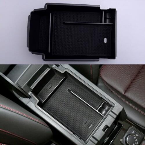 Black Center Console Armrest Storage Organizer Box Tray Fit For Chevrolet Blazer 2019 2020