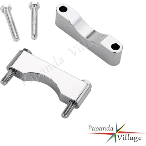 Custom for Harley Touring FLT FLHT FLHR FLHX FLTR FL Trike 1984-2013 Motorcycle Chrome CNC Aluminum Front Fender Spacer Kit