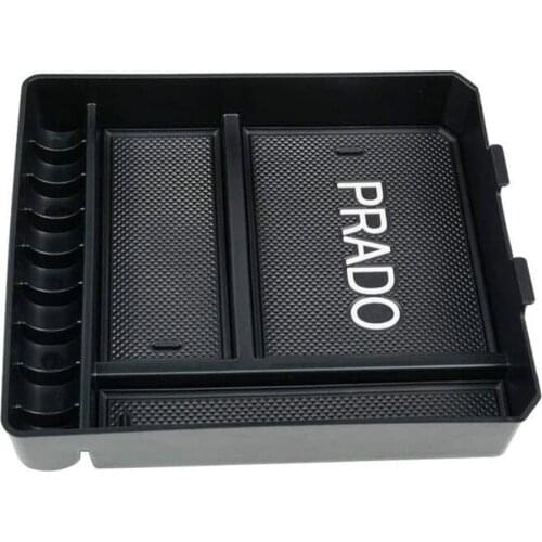 For Toyota Land Cruiser Prado 120 LC120 FJ120 2003~2009 Car Box Central Armrest Storage Box Center Console Organizer Accessories